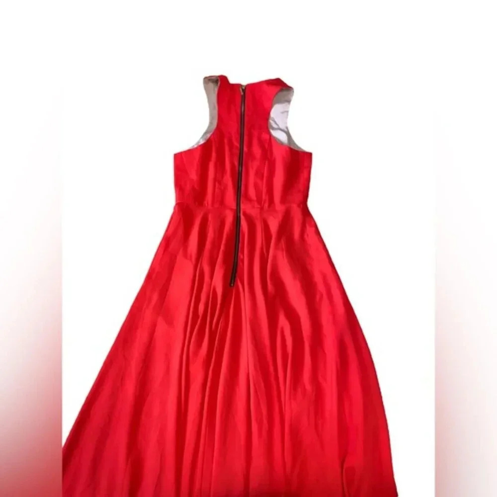 Naven Halter Sleeveless Red Maxi Dress - Picture 2 of 7